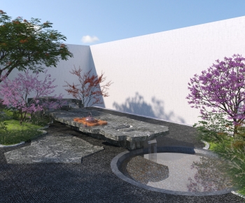 Japanese Style Courtyard/landscape-ID:407759905