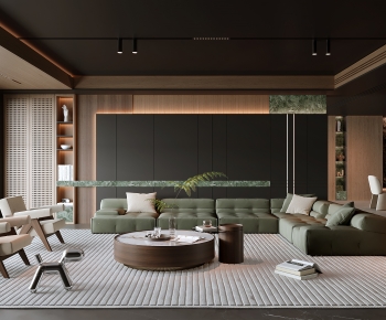 Modern A Living Room-ID:372215992
