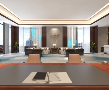 New Chinese Style Manager's Office-ID:409419554