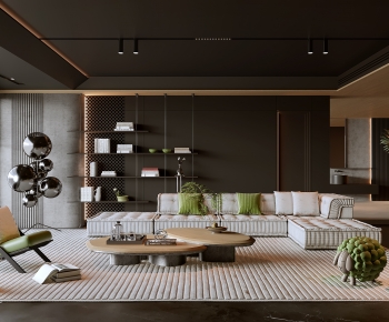 Modern A Living Room-ID:421118026