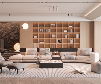 Modern A Living Room-ID:547950033