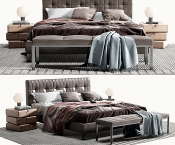 Modern Double Bed-ID:181276087