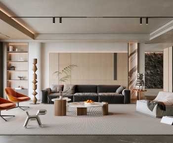 Modern A Living Room-ID:755054953