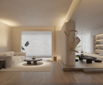 Wabi-sabi Style A Living Room-ID:639476061