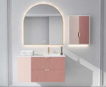 Nordic Style Bathroom Cabinet-ID:642946002