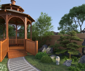 New Chinese Style Courtyard/landscape-ID:784204017