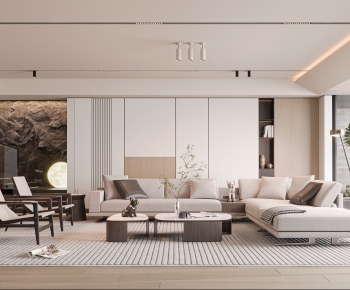 Modern A Living Room-ID:667268041