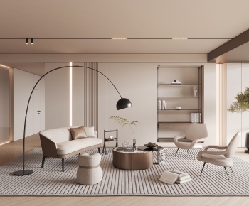 Modern A Living Room-ID:634864097