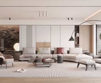 Modern A Living Room-ID:333229066