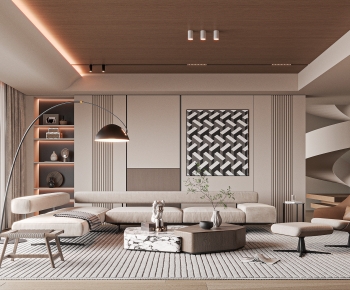 Modern A Living Room-ID:780179577