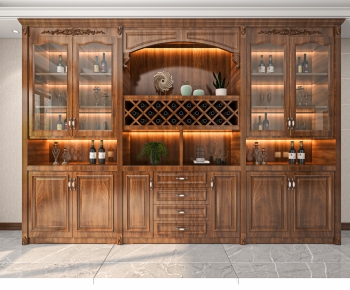 American Style Wine Cabinet-ID:561460023