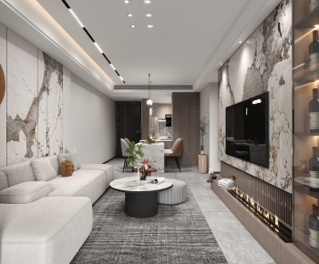 Modern A Living Room-ID:110790739