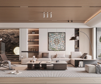 Modern A Living Room-ID:283734083