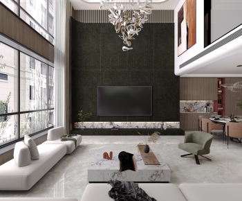 Modern A Living Room-ID:997522129