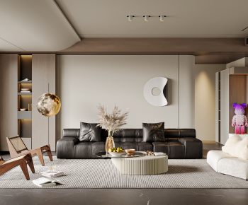 Modern A Living Room-ID:398587947