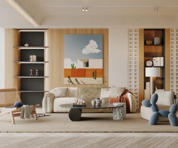 Wabi-sabi Style A Living Room-ID:152363061