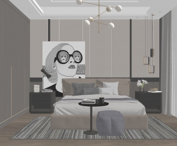 Modern Bedroom-ID:878209116