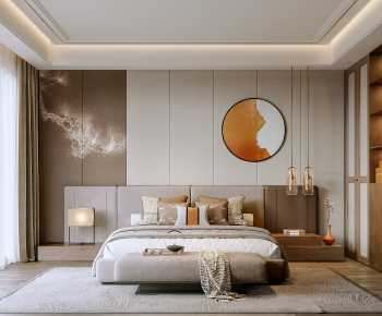 New Chinese Style Bedroom-ID:536647086