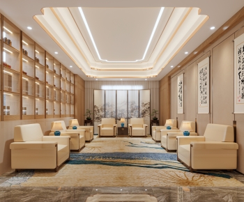 New Chinese Style Meeting Room-ID:220949692