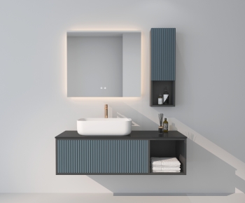 Nordic Style Bathroom Cabinet-ID:213881976