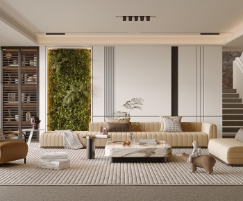 Modern A Living Room-ID:749158966