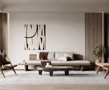 Wabi-sabi Style A Living Room-ID:137238981