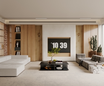 Wabi-sabi Style A Living Room-ID:319077972