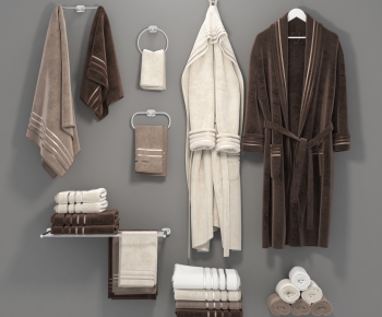 现代浴袍毛巾-ID:983234887