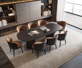 Modern Dining Table And Chairs-ID:509377966