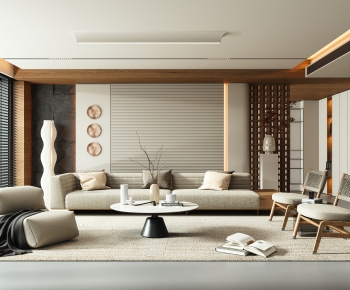 Wabi-sabi Style A Living Room-ID:963942057