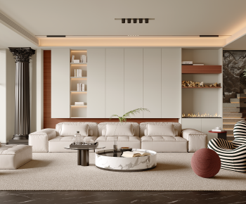 Modern A Living Room-ID:693289045