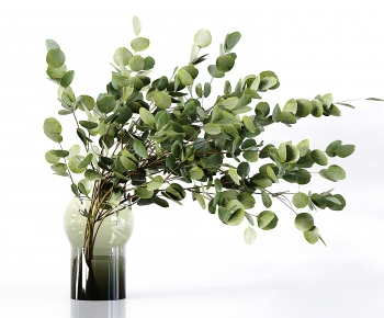 Modern Potted Green Plant-ID:242710158