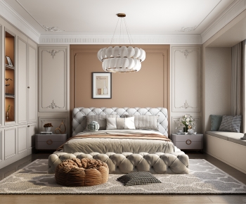 French Style Bedroom-ID:215329896