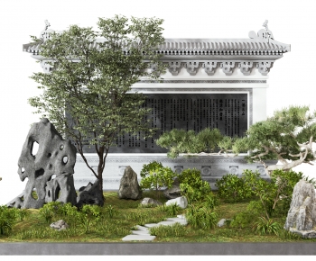 New Chinese Style Garden-ID:737663034