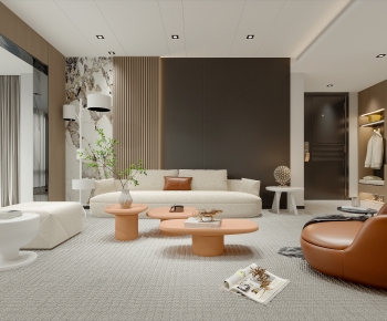 Modern A Living Room-ID:338470945