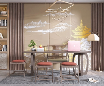 New Chinese Style Study Space-ID:180151949