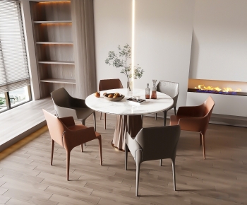 Modern Dining Table And Chairs-ID:825498108