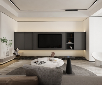 Modern A Living Room-ID:345340013