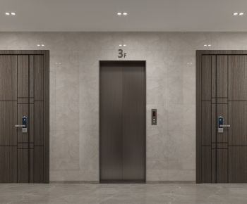 Modern Corridor/elevator Hall-ID:547744048