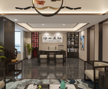New Chinese Style Manager's Office-ID:505784999