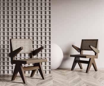 Wabi-sabi Style Lounge Chair-ID:158447985