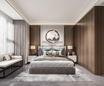 New Chinese Style Bedroom-ID:819552902