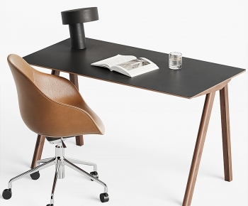 Modern Computer Desk And Chair-ID:778069976