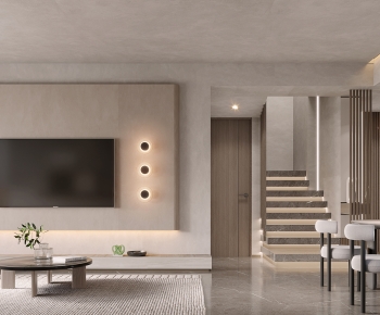 Modern A Living Room-ID:264530904