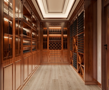 Chinese Style Wine Cellar/Wine Tasting Room-ID:178940069