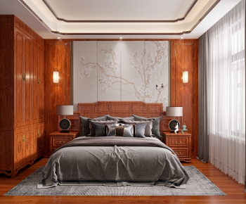 Chinese Style Bedroom-ID:161910141