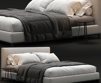 Modern Double Bed-ID:418844946