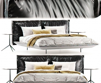Modern Double Bed-ID:852391009