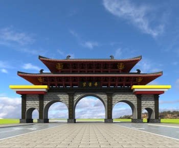 Chinese Style Building Component-ID:753962048