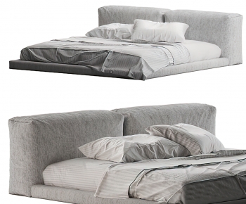 Modern Double Bed-ID:196897038